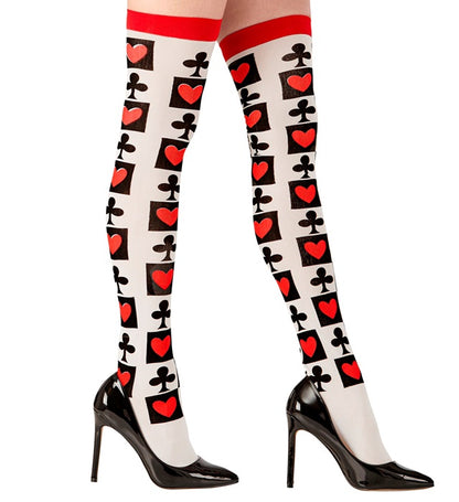 Poker Cards Thigh Highs 70 Den