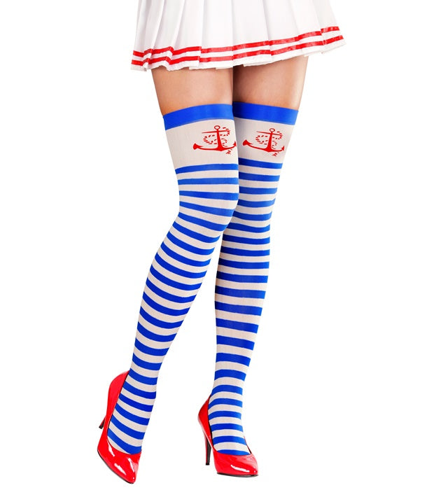 Sailor Thigh Highs 70 Den