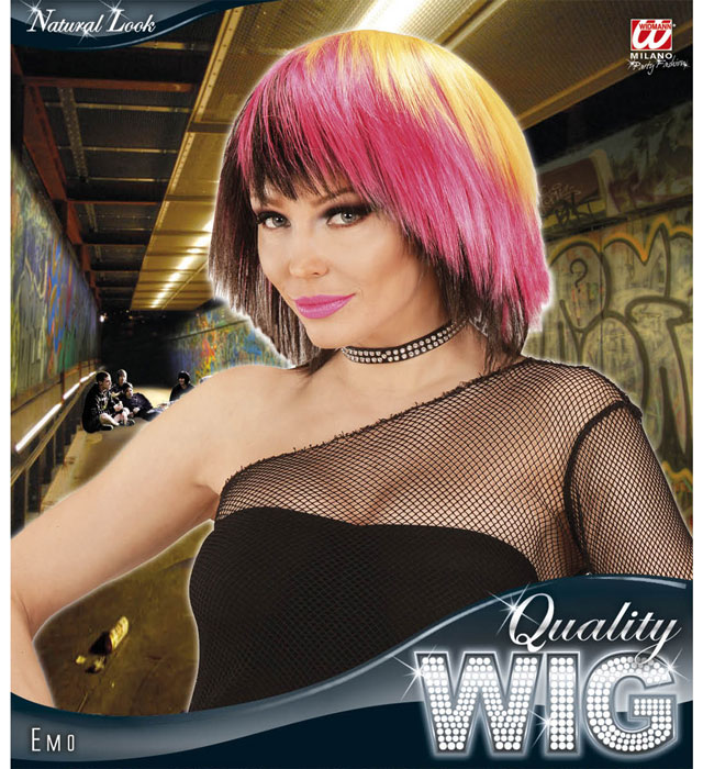 Emo Woman Wig In Polybag