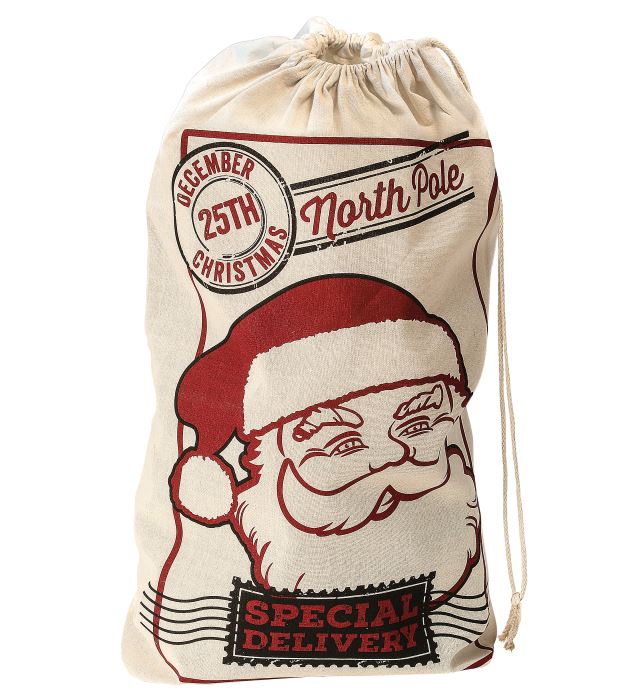 Jute Santa Claus Sack 50X80 Cm