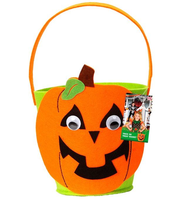 Pumpkin Trick Or Treat Basket
