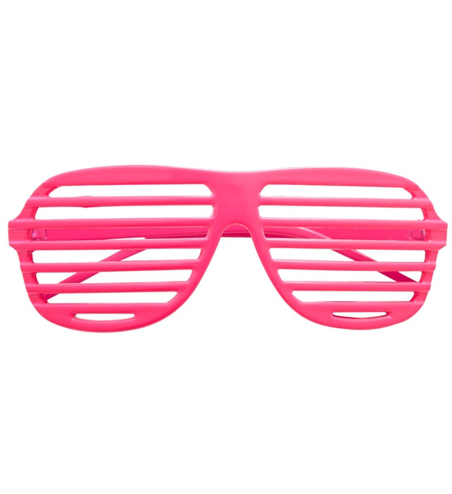 Neon Pink Shutter Glasses