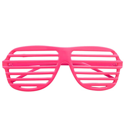 Neon Pink Shutter Glasses