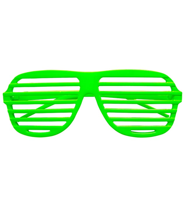 Neon Green Shutter Glasses