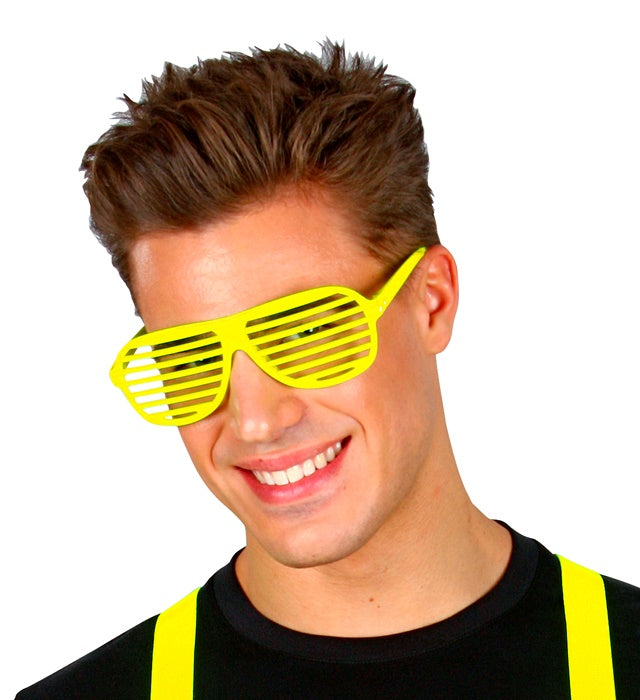 Neon Yellow Shutter Glasses