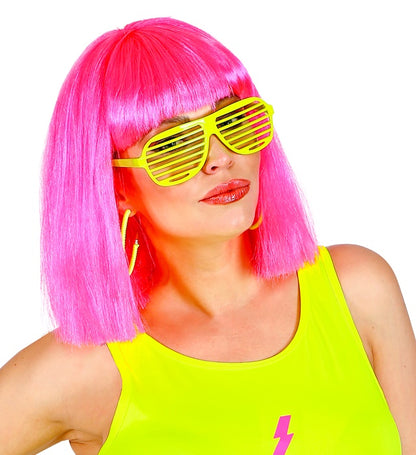 Neon Yellow Shutter Glasses