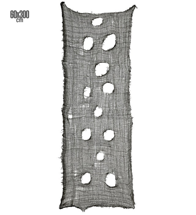 Black Freaky Fabric 60X300 Cm