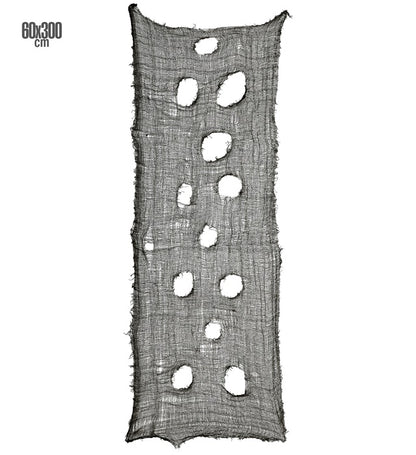 Black Freaky Fabric 60X300 Cm