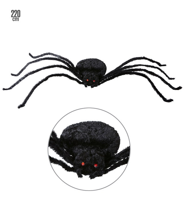 Giant Spider Bendable - 220 Cm