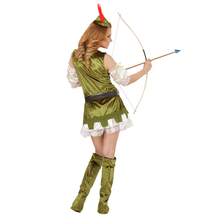 Robin Of Sherwood  Dress, Belt With Purse, Boot Covers, Hat 