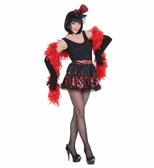 Black/Red Chequered Sequin Tutu