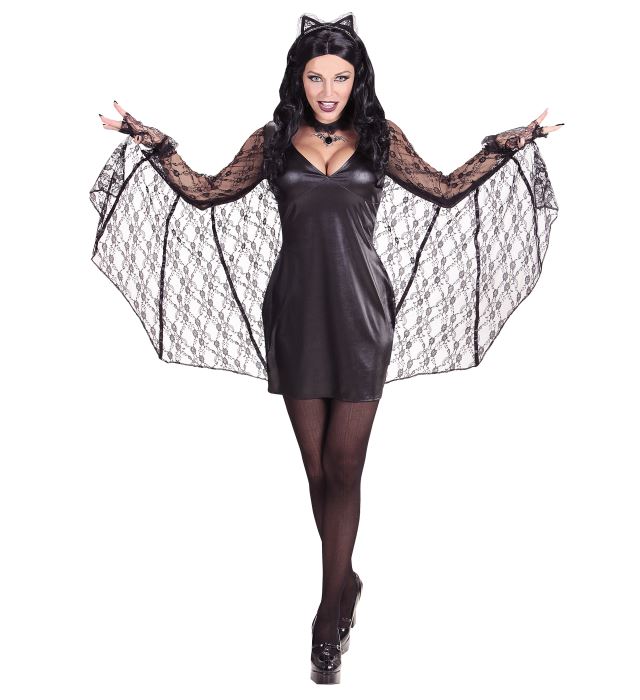 Batwoman  Dress With Wings, Ears 