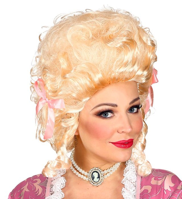 Blonde Colonial Woman Wig In Box