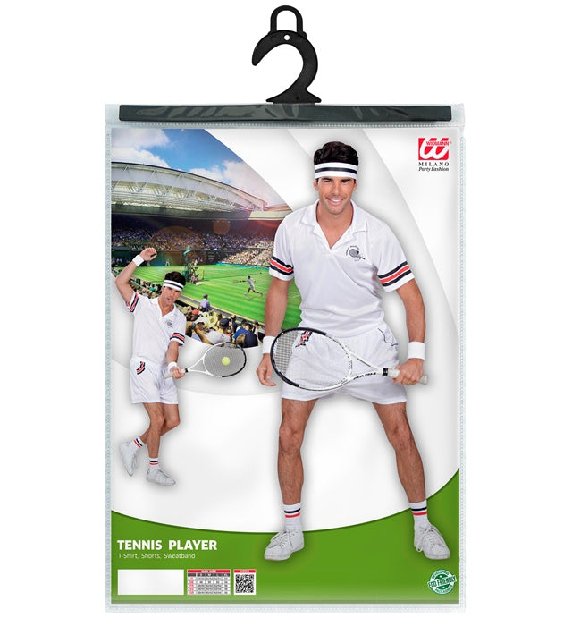 Tennis Player  T-Shirt, Shorts, Sweatband 