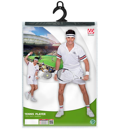 Tennis Player  T-Shirt, Shorts, Sweatband 