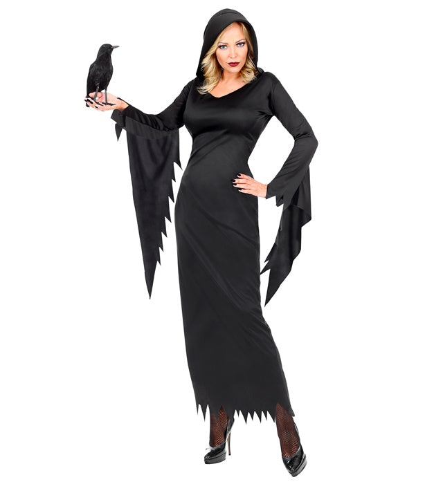 Gothic Queen  Hooded Dress 