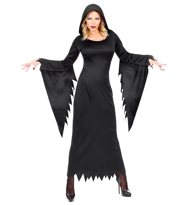 Gothic Queen  Hooded Dress 