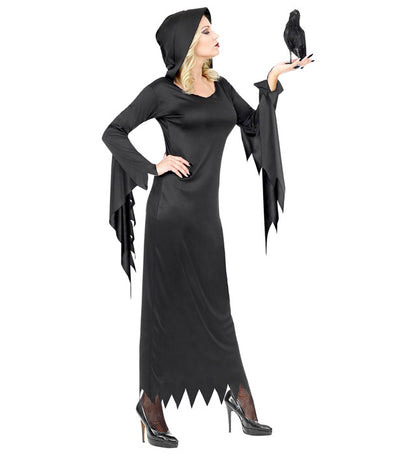 Gothic Queen  Hooded Dress 