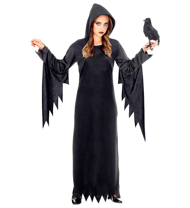Gothic Queen  Hooded Dress 