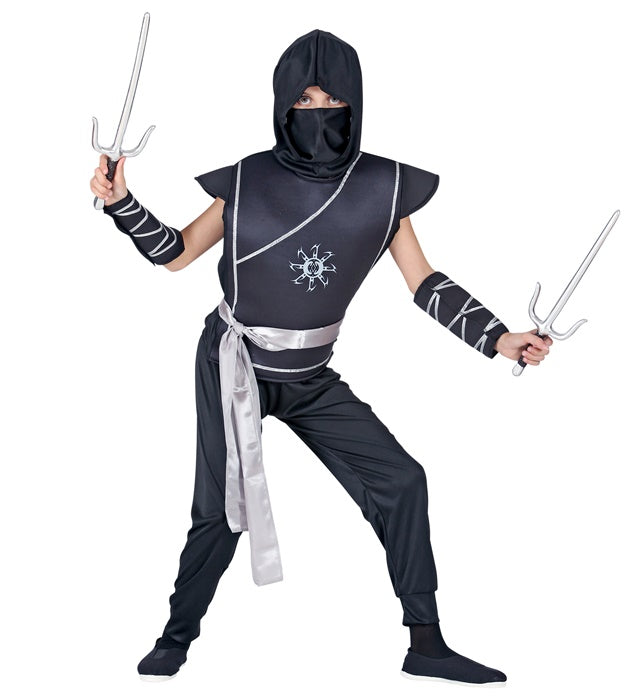 Ninja  Vest With Tabard, Pants, Belt, Arm Guards, Mask 