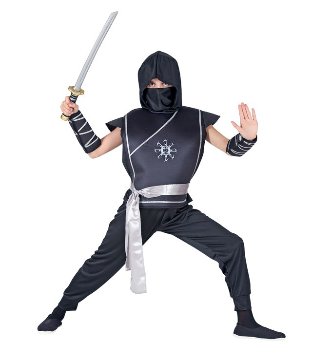 Ninja  Vest With Tabard, Pants, Belt, Arm Guards, Mask 