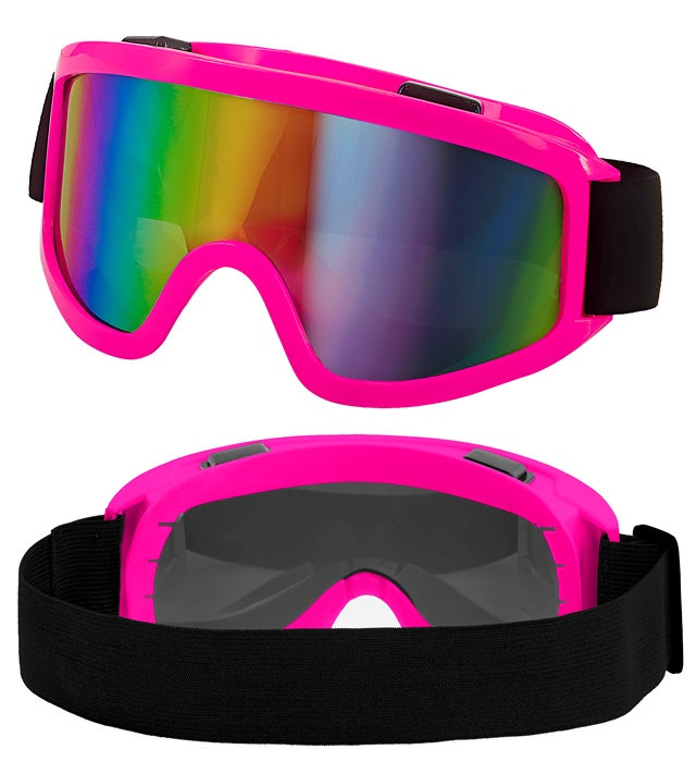Goggles Après-Ski Winter Party Festival Neon Pink