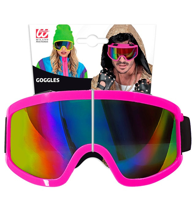 Goggles Après-Ski Winter Party Festival Neon Pink