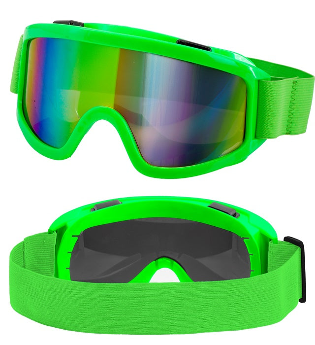 Goggles Après-Ski Winter Party Festival Neon Green