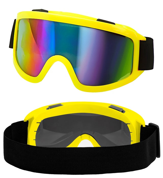 Goggles Après-Ski Winter Party Festival Neon Yellow