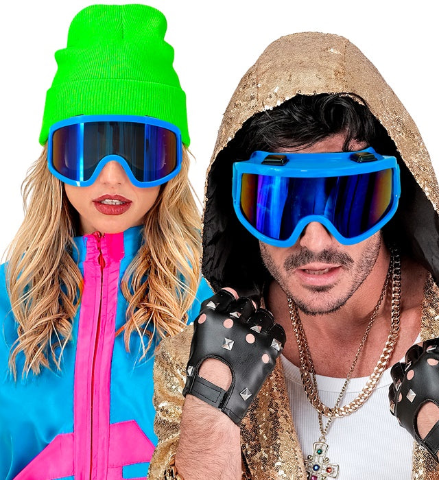 Goggles Après-Ski Winter Party Festival Blue
