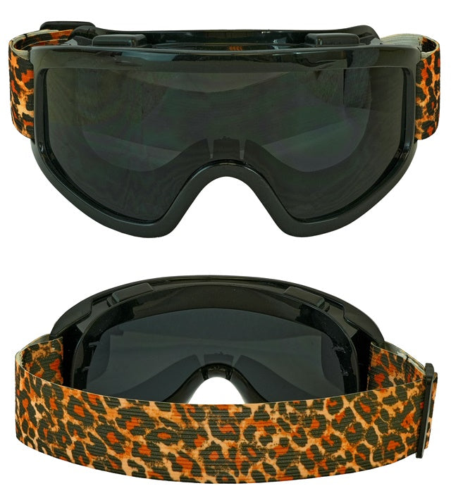 Goggles Après-Ski Winter Party Festival Animalier Leopard