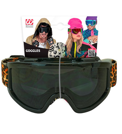 Goggles Après-Ski Winter Party Festival Animalier Leopard