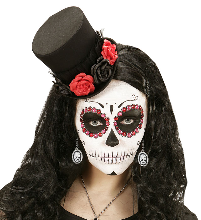 Pair Of Skull Cameo Earrings