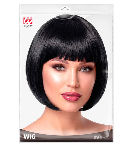 Black Chanel Wig In Polybag