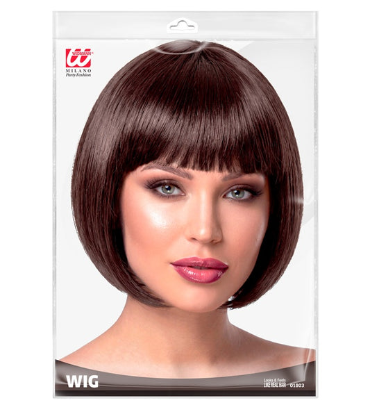 Brown Chanel Wig In Polybag