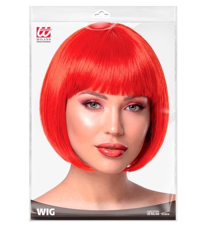 Red Chanel Wig In Polybag