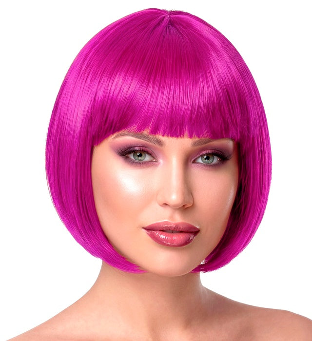 Magenta Chanel Wig In Polybag