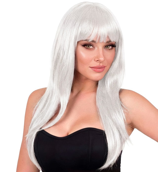 White Vogue Wig In Polybag