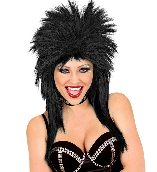 Black Rockstar Wig In Polybag