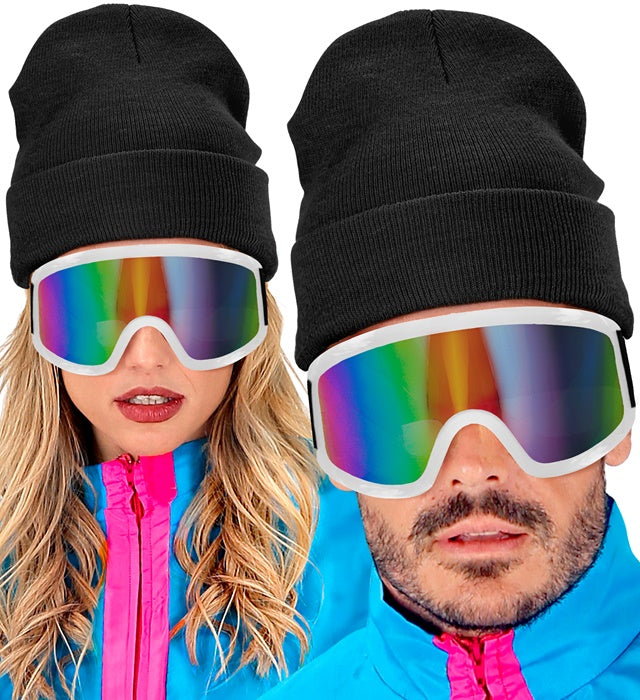 Hat Beanie Black Wool Look
