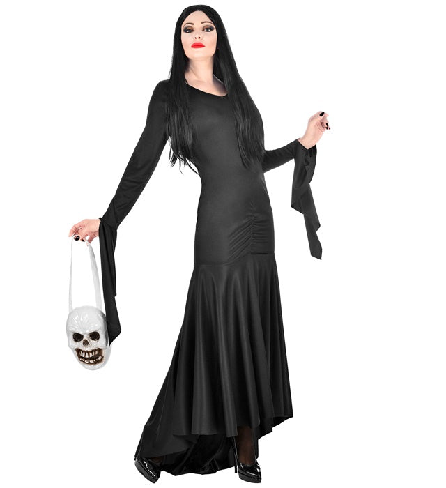 Mortisia  Dress, Skull Bag 