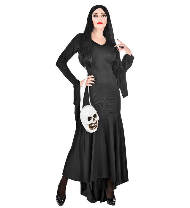 Mortisia  Dress, Skull Bag 