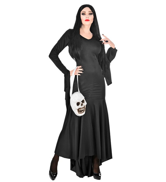 Mortisia  Dress, Skull Bag 