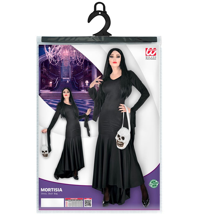 Mortisia  Dress, Skull Bag 