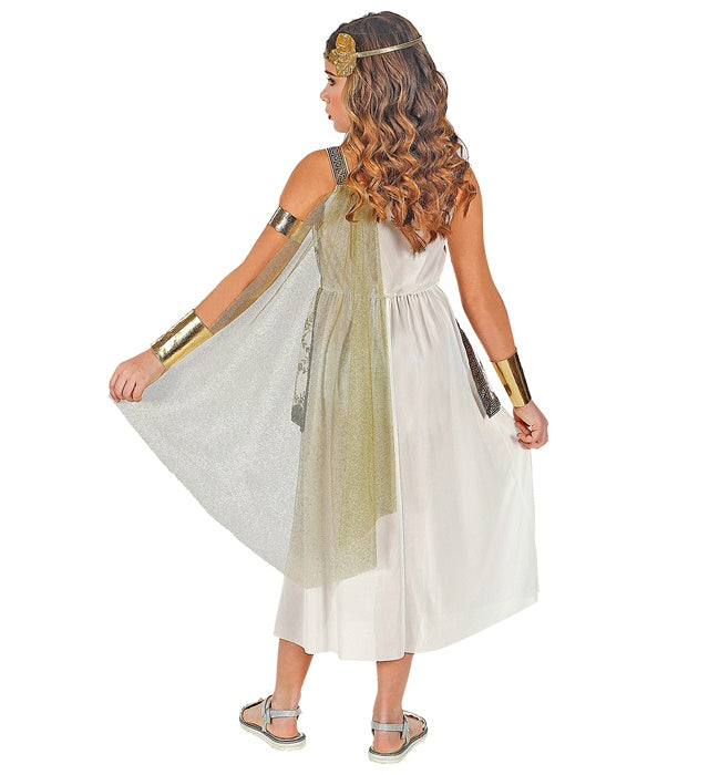 Greek Goddess  Toga Dress, Bracelets, Laurel Wreath 