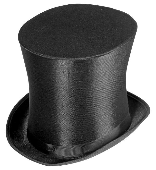 Bell Crown Top Hat Satin 20 Cm