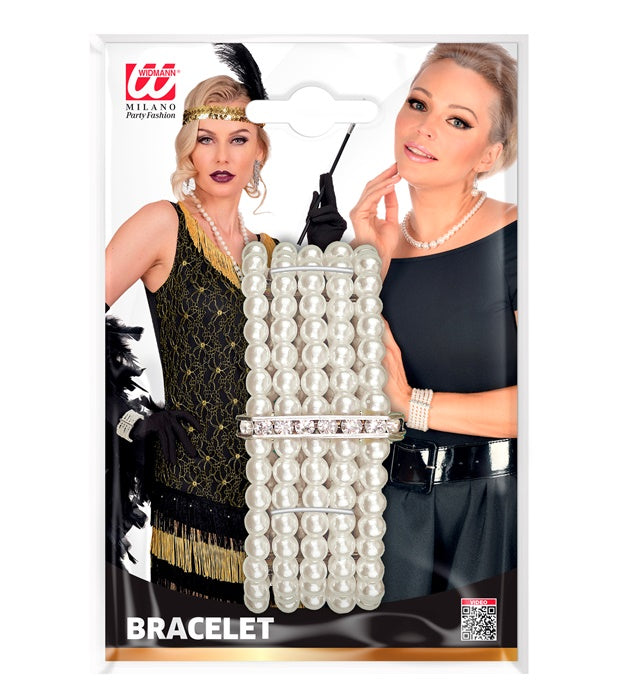 Deluxe Pearl Bracelet With Strass
