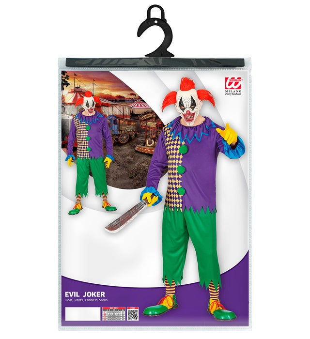 Evil Joker  Coat, Pants, Footless Socks 