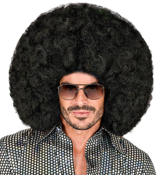 Black Oversized Afro Wig In Box