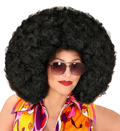 Black Oversized Afro Wig In Box